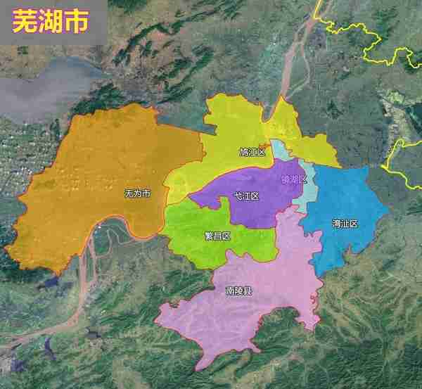 18张地形图，快速了解安徽省16个地级市