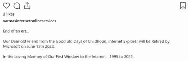 时隔27年，微软IE浏览器正式退出历史舞台，一个时代的结束