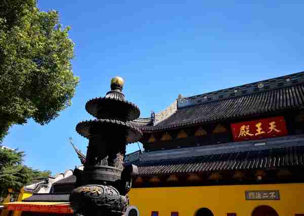 常州城市中心的天宁寺，历史悠久，誉为东南第一丛林
